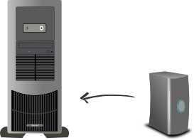 Connect USB disk to server